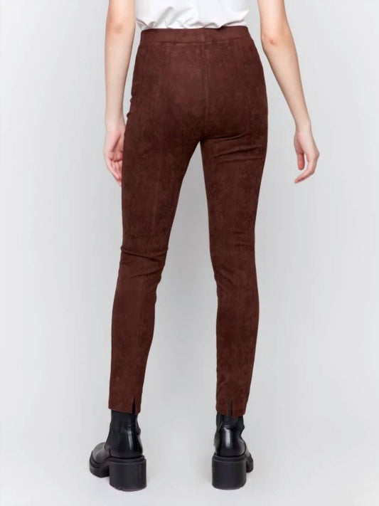 Charlie B - Faux Suede Pant