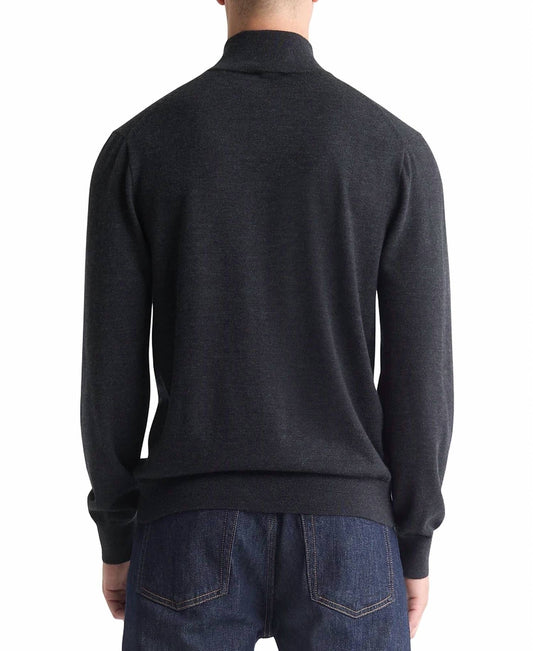 Calvin Klein - Fine Merino Wool Blend Quarter Zip Sweater