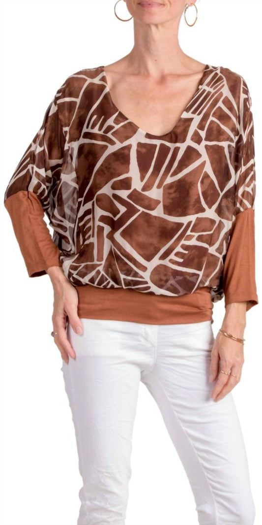 Gigi Moda - Cavoli Astratta Blouse