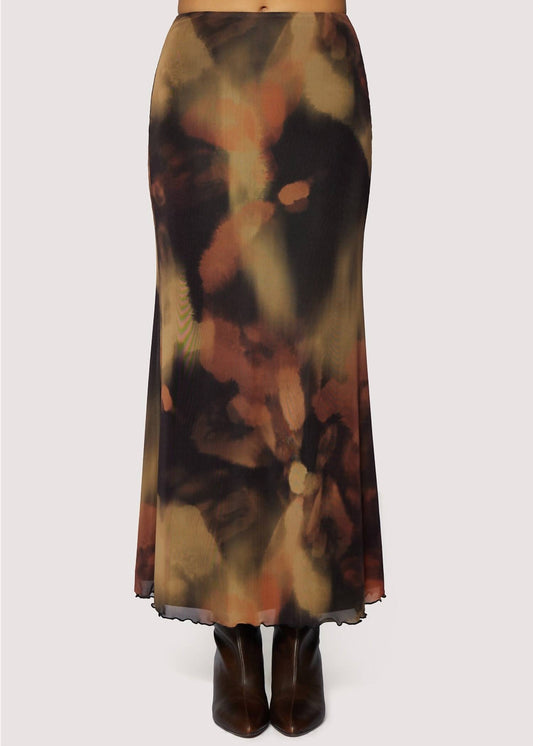 Lost + Wander - Luminous Shadow Mesh Maxi Skirt