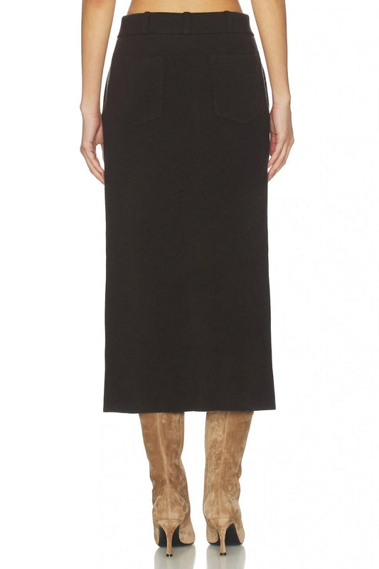 Guest In Residence - Tailored Cashmere Skirt