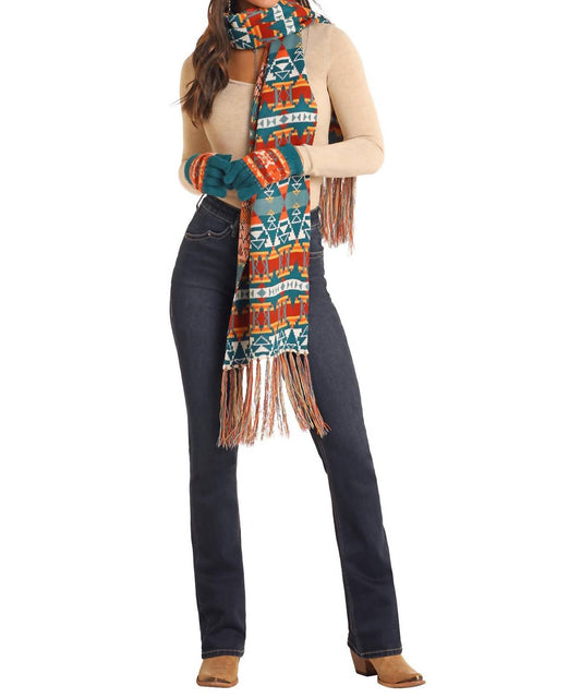 Rock & Roll Denim - Aztec Scarf Set