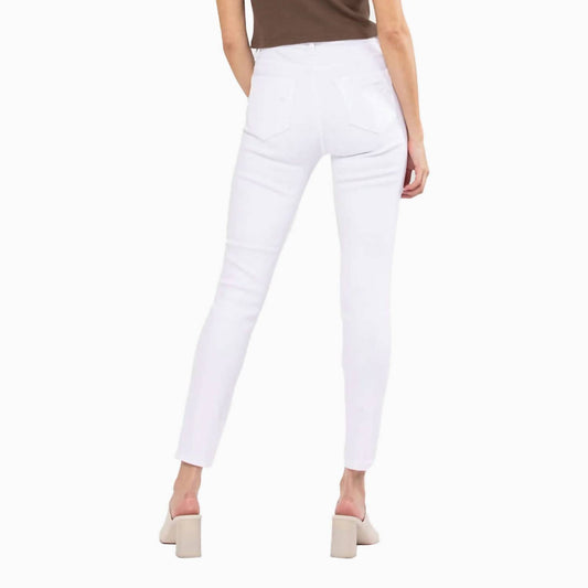 Cello - High Rise Distress Ankle Skinny Jeans