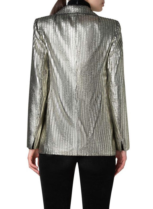 Akris Punto - Laminate Corduroy Boyfriend Jacket