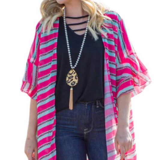 Southern Grace - Elbow Sleeve Kimono Duster
