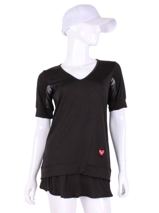 Love Love Tennis - Women's Baggy Soft Vee Tee