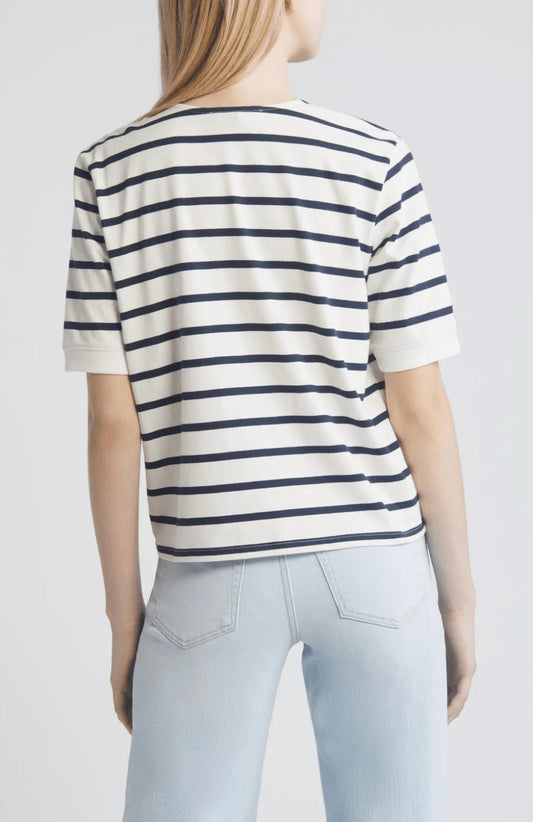 Frame - Button Detail Tee Top