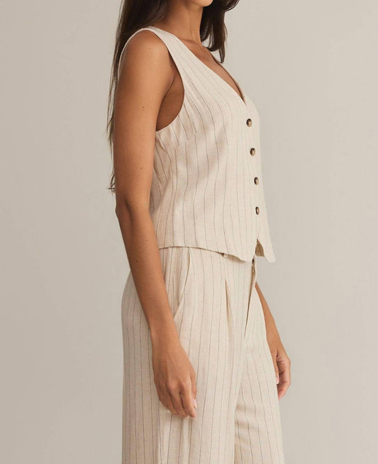 Z Supply - Belfort Pinstripe Vest & Bennett Pinstripe Pant Set