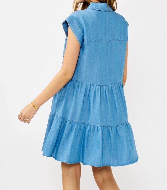 Lovestitch - Button Mini Dress