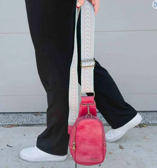 Pretty Simple - Women's Tapestry Geometric Strap Boho Sling Bag