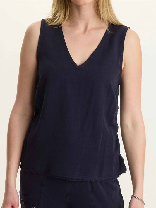 Wearables - Ileana Cinched V Neck Tank Top