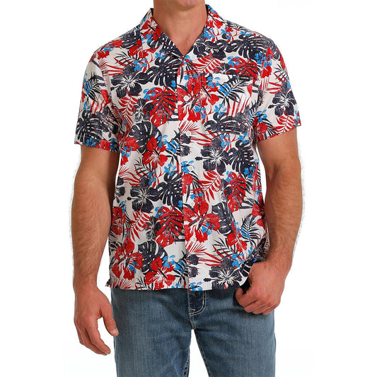Cinch - Floral Camp Short Sleeve Shirt