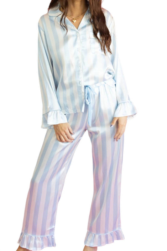 Bella Sleep + Spa - Velvet Bow Pajama Pant Set