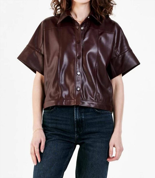 Dear John Denim - Bess Vegan Leather Top