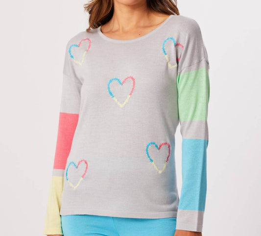 French Kyss - Heart Scoop Neck Top