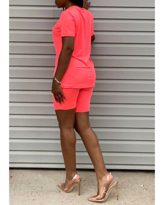 Daisy - Daytime Royal Short Set