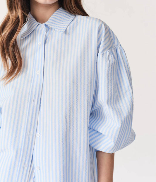 Deluc - Felicity Oversized Striped Button Down Shirt