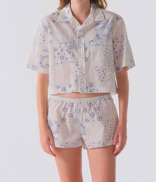 Cissa - Eyelet Pixie Shirt