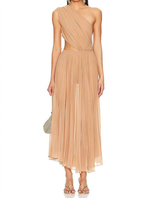 Ronny Kobo - Women's Mori Pleated Chiffon Midi Skirt