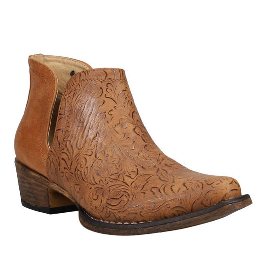 Roper - Women's Snip Toe Ava Embossed Bootie