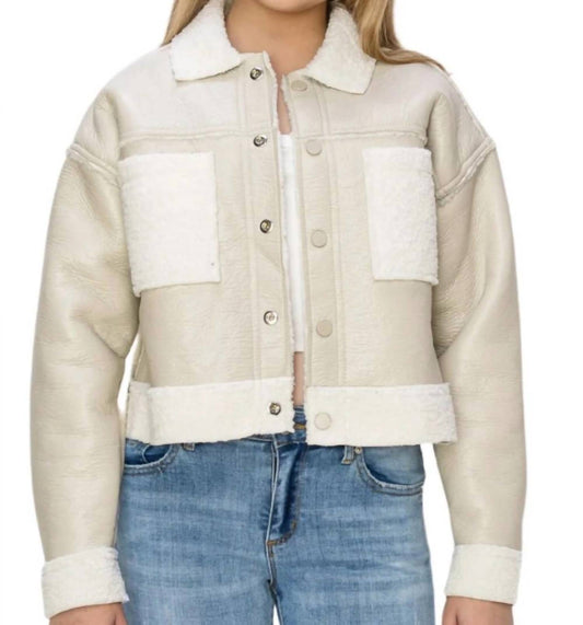 Tractr - Faux Shearling Jacket