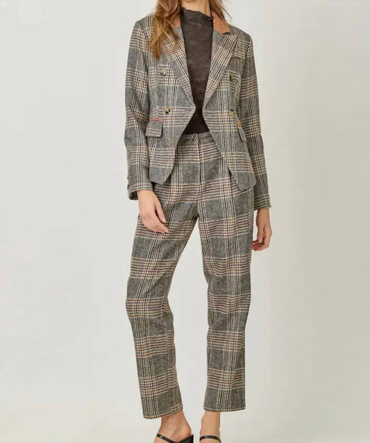 Mystree - Drew Plaid Trousers