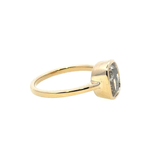 Aamiaa - Cushion Shape Lab Grown Diamond Ring