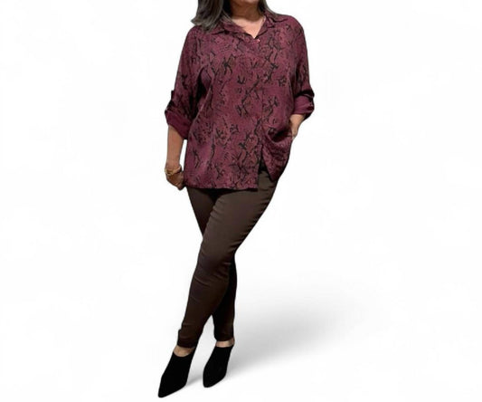 Made In Italy - Solid Color Italian Skinny Magic Pants