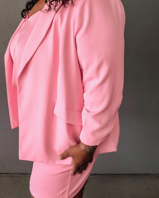 Skies Are Blue - Haven Blazer - Plus