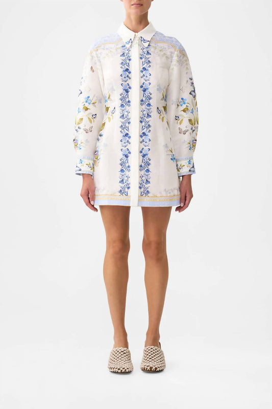 Camilla - Women's Shirt Dress With A Line Skirt