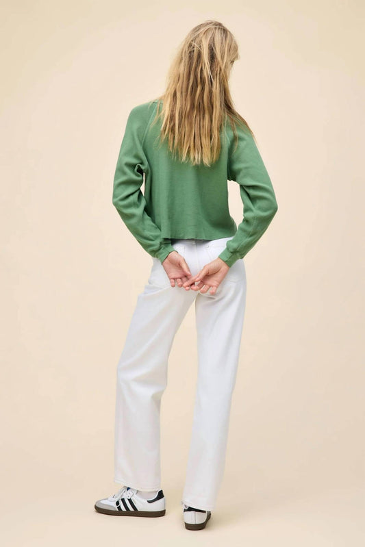 Daydreamer - Willie Nelson 1980 Cowboy Raglan Thermal Sweatshirt