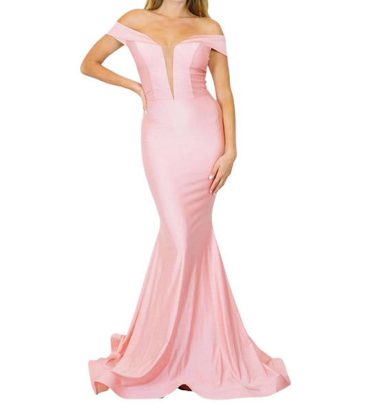 Jessica Angel - LONG OFF SHOULDER FORMAL GOWN