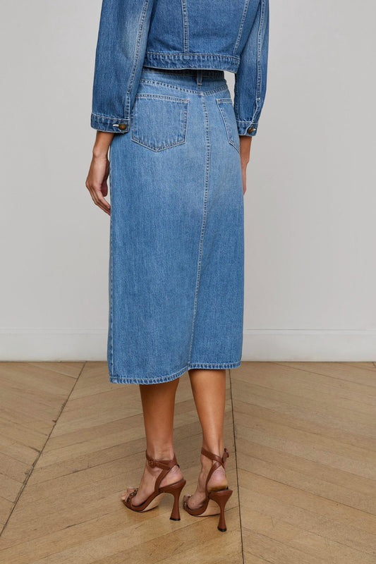 L'Agence - Kathleen Denim Skirt