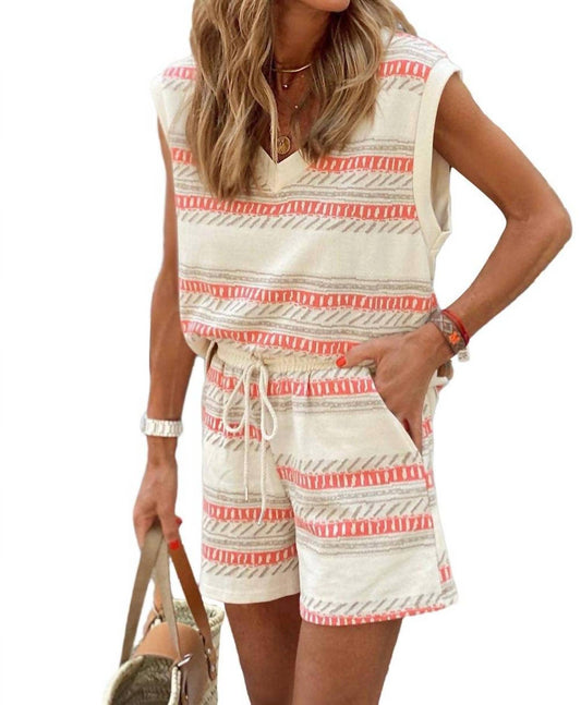 Liam & Company - Staylee Striped Print Set