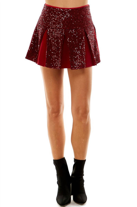 Tcec - Morgan Sequin Mini Skirt