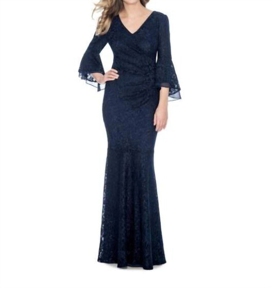Decode 1.8 - Glitter Lace Mermaid Dress Evening Gown