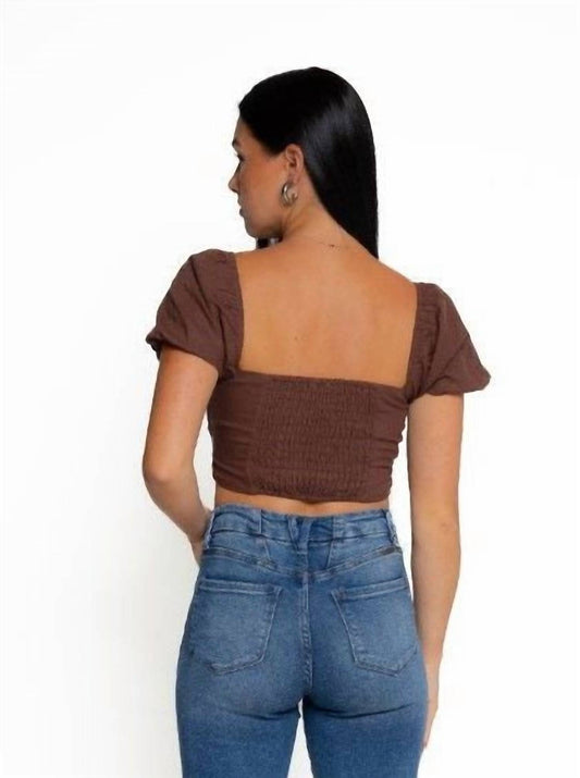 Le Lis - Dahlia Cut Out Crop Top