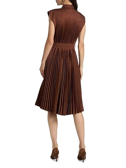 Milly - Pleated Maxi Dress