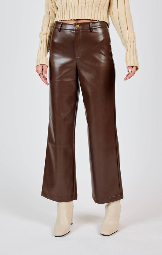 Sadie & Sage - Night Vision Faux Leather Pants