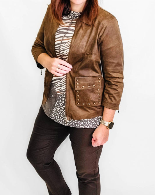 Multiples - Embellished Lined Jacket