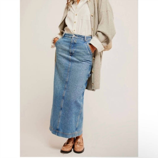 Free People - Women's Francisco Denim Maxi Skirt
