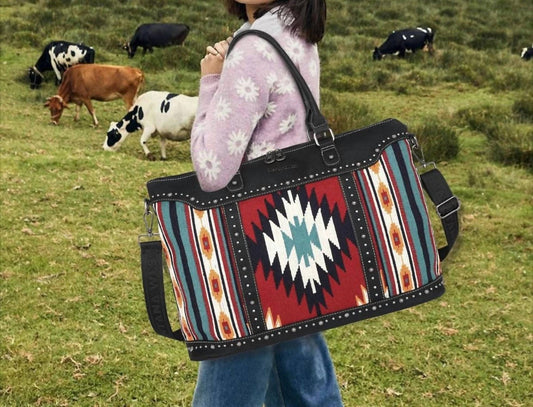 Montana West - Southwest Aztec weekender Bag