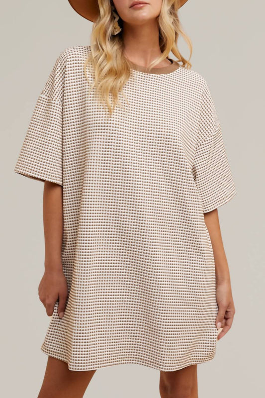 Anniewear - Knit T-shirt Mini Dress