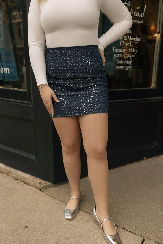 Le Lis - Demi Sequin Skirt