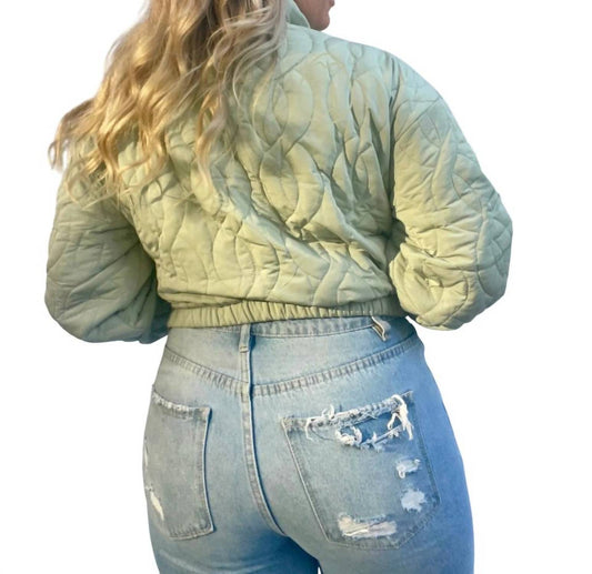 Le Lis - Outer Banks Quilted Crop Jacket