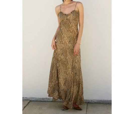 Dress Forum - Sahara Ember Leopard Print Maxi Dress