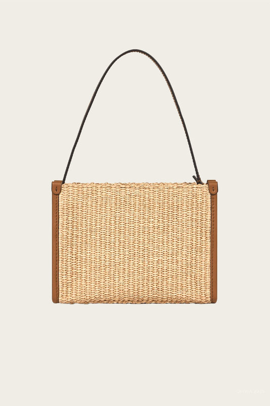 Etro - Women's Embroidered Woven Straw Bag