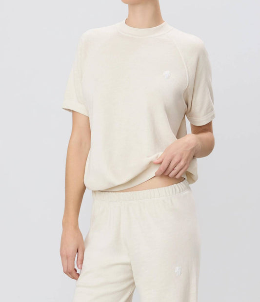 Eterne - Short Sleeve Raglan Sweatshirt