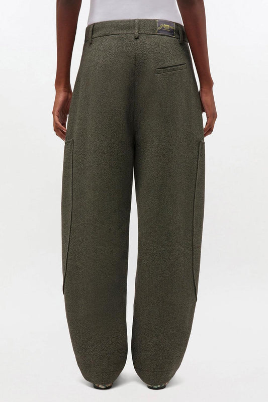 Ganni - Mouline Curved Pants