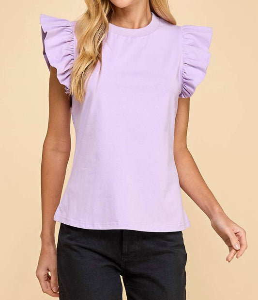 Tcec - Laurie Flutter Sleeve Top